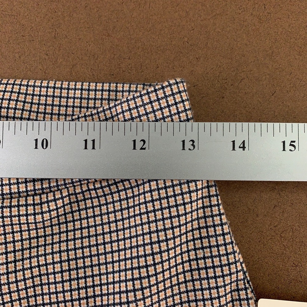 Sanctuary x Anthropologie Womens XS Neutral Check Pull On Flare Leggings NWT - Picture 8 of 10